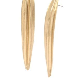 Robert Lee Morris Soho Sculptural Leaf Stick Earrings